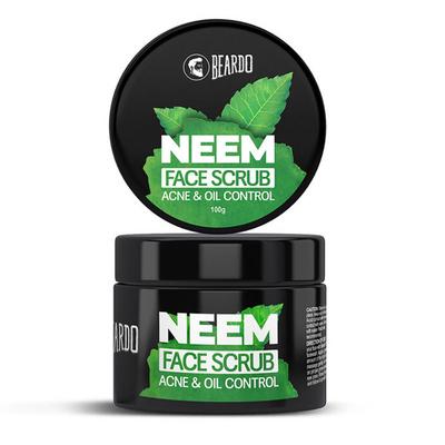 Beardo Face Scrub - Neem 100 gm - Face Scrubs