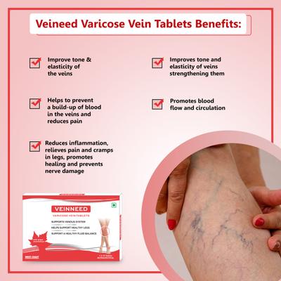 West Coast Veinneed Tablet (Pack of 1 x 10's) 1's - General Health