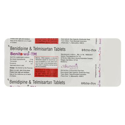 Benitowa TM Tablet 10'S - Hypertension-Ana