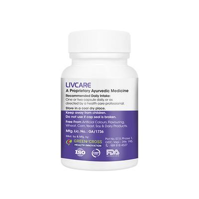 VitaGreen Liv Care Capsules 30's - Herbal Dietary Supplement