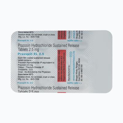 Prazopill XL 2.5mg Tablet 15'S - Hypertension-Per