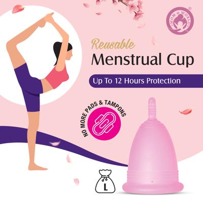 Mom & World Reusable Menstrual Cup (L) 1's - Menstrual Cups