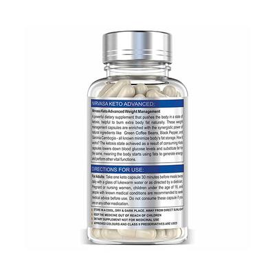 Nirvasa Keto Advanced Weight Loss Capsule 60's - Weight Loss