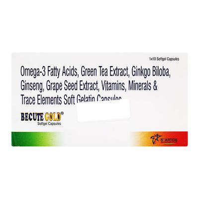BECUTE GOLD SoftGel Capsule 10's - Supplements-Vam