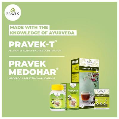 Pravek-T Herbal Slimming Tea Bag 30's + Medohar Capsule 30's 30's - Speciality Medicines