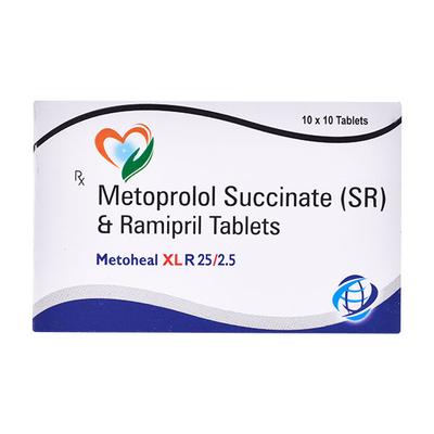 METOHEAL XL R 25mg Tablet 10's - Hypertension-Bet