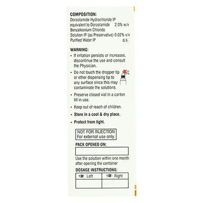 DORZOEYE Eye Drops 5ml - Glaucoma-Ant
