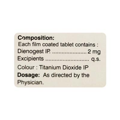 Evafact 2mg Tablet 10'S - Contraception-Ora