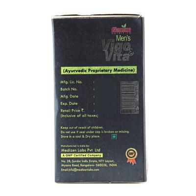 ZENITH NUTRITION VIGO AND VITA MENS CAPSULES 60'S - Sexual Care