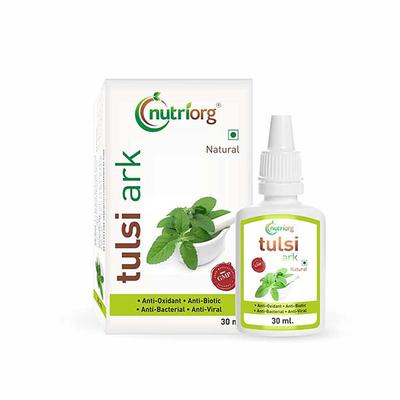 Nutriorg Tulsi Ark Drops 30 ml - Cough & Cold (Ayush)