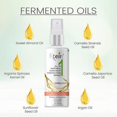 Ktein All in 1 Natural Hair Heat Protection Hair Spray 100 ml - Hair Sprays & Mists