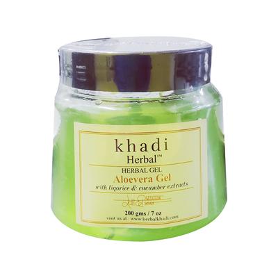 Khadi Herbal Aloevera Facial Massage Gel with Vitamin E 200 gm - Personal Care (Ayush)