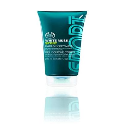 The Body Shop White Musk Sport Hair & Body Wash 200ml - Shower Gels & Body Wash