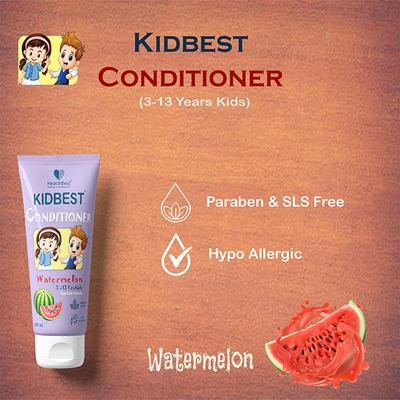 HealthBest Kidbest (3-13 Years) Conditioner - Watermelon Flavour 200 gm - Baby Shampoo