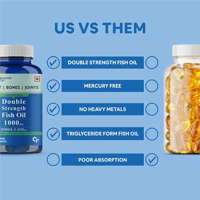 CF OmeFish-Max Omega 3 600 mg Softgel Capsule 120's - Omega Fish Oil Fatty Acids