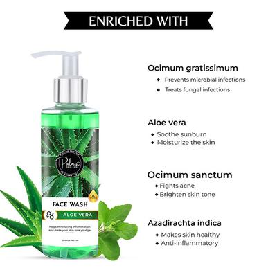 Palmist Skin Care Face Wash - Aloe Vera 200 ml - Face Wash & Cleansers
