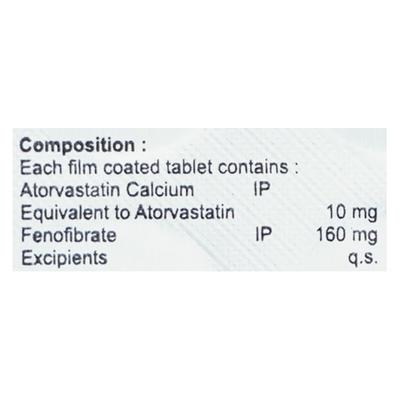 ATORLIFE F Tablet 10's - High Cholesterol-Dys