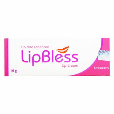 Lipbless Strawberry Lip Cream 10gm - Dry Skin-Oth