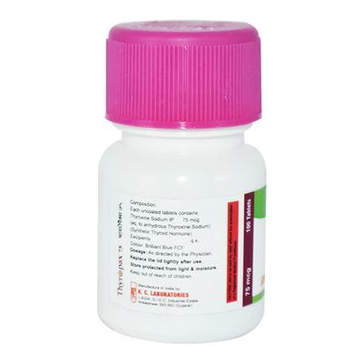 THYROPAX 75mcg Tablet 100's - Hypothyroidism
