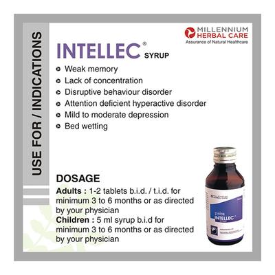 Intellec Syrup (Pack of 3 x 200 ml) - General Health