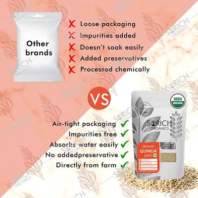Sorich Organics Quinoa Seeds 200 gm - Nutritional Bars