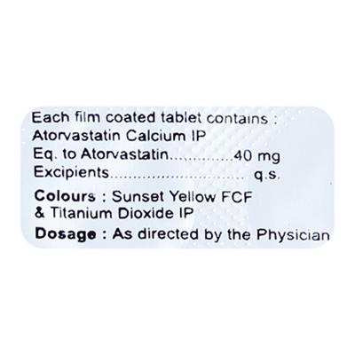 IDETOR 40mg Tablet 10's - High Cholesterol-Dys