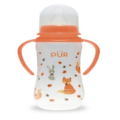 Pur Feeding Bottle with Handle - Orange 250 ml - Feeding & Nursing