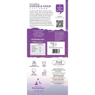 Innoveda Cough & Cold Whole tea leaves 100 gm - Teas