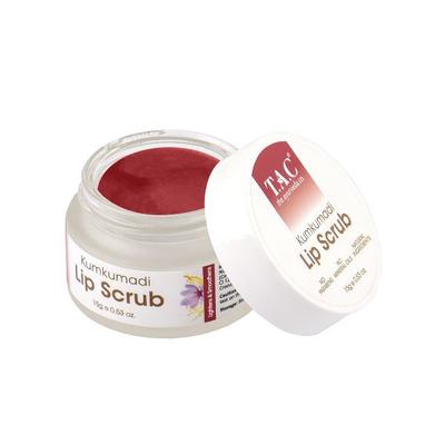 TAC The Ayurveda Co. Lip Scrub - Kumkumadi 15 gm - Lip Scrubs