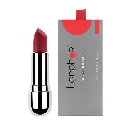 Lenphor Velvestick Lipstick Purple Stunner 06 4 Gm - Lipsticks