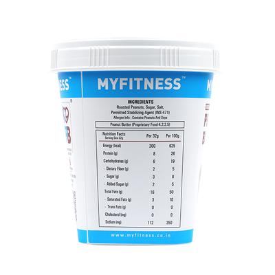 Myfitness Original Peanut Butter - Crunchy 510 gm - Nutritional Bars