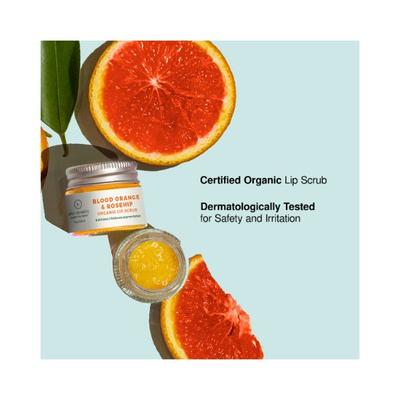 Juicy Chemistry Blood Orange & Rosehip Lip Scrub for Pigmented 10.0 gm - Lip Scrubs