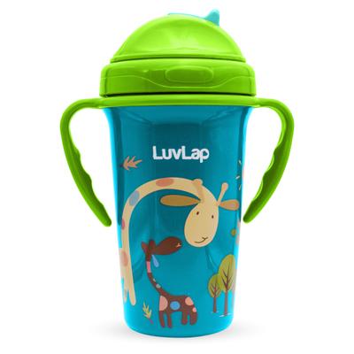 LuvLap Tiny Giffy Sipper - Green 300 ml - Feeding & Nursing