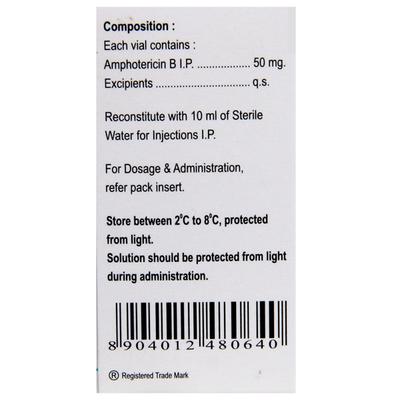 Amphotret 50 mg Injection 1'S - Fungal Infections-Anf