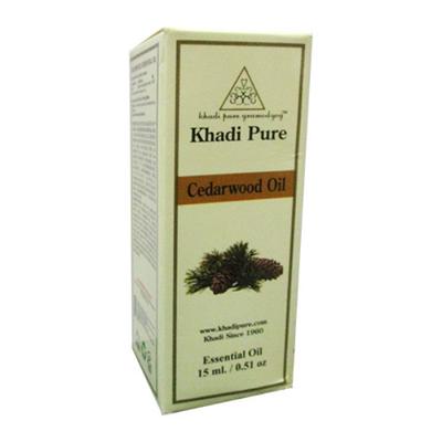 Khadi Pure Herbal Essential Oil - Cedarwood 15 ml - Essential Oils