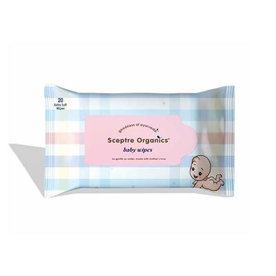 Sceptre Organics Baby Wipes 20's - Baby Skin Care