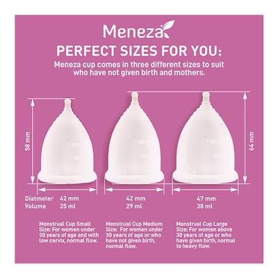Meneza Menstrual Cup - Large - Menstrual Cups