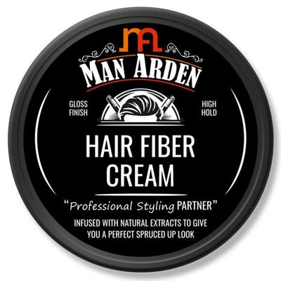 Man Arden Hair Fiber Cream Gloss Finish (High Hold) 50 gm - Hair Gels & Waxes