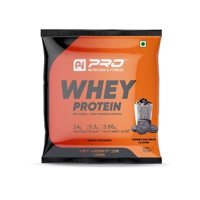 Pro Nutrition & Fitness Shaker Bottle 500 ml + Whey Protein Powder - Caffe Latte and Cookies & Cream Flavour 66 gm Combo Pack - Whey Proteins