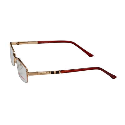 Vision Express 29306 Gold Rectangle Eyeglasses (Including Anti-Reflective Coating Lens) 1's - Wearables Eye Glasses