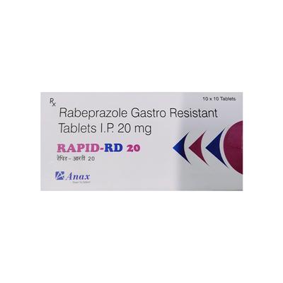 RAPID RD 20 Tablet 10's - Ulcer/Reflux/Flatulence-Aaa