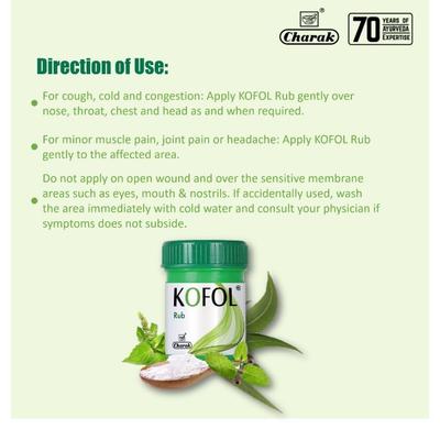 Kofol Rub 25 ml - Balms & Rubs