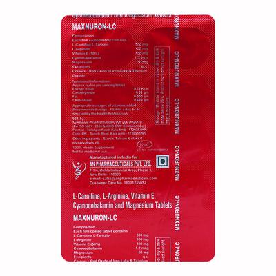 Maxnuron Lc Tablet 10's - Supplements-Vam