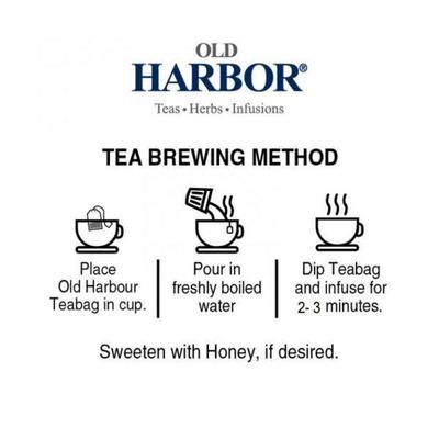 Old Harbor Flavoured Tea Bags - Assorted 25's - Herbal/Green Teas