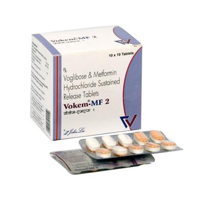 VOKEM MF 2 Tablet 10's - Diabetes-Ant