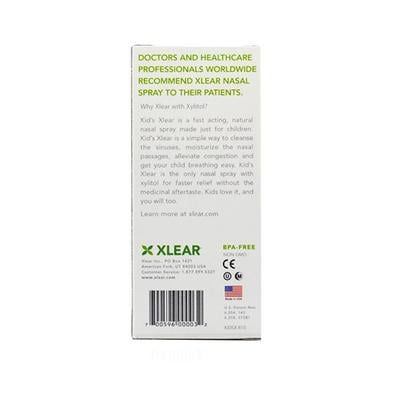 Xlear Kid's Natural Saline Nasal Spray for Sinus and Allergy Relief (Pack of 5 x 10 ml) - Nasal Decongestion