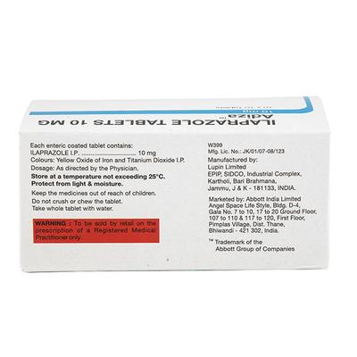 Adiza 10mg Tablet 10'S - Ulcer/Reflux/Flatulence-Aaa