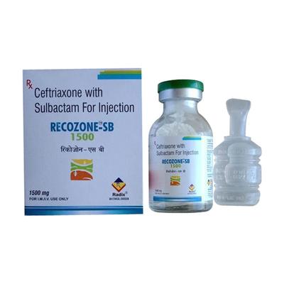 RECOZONE SB 1500mg Injection 1's - Bacterial Infections-Cep