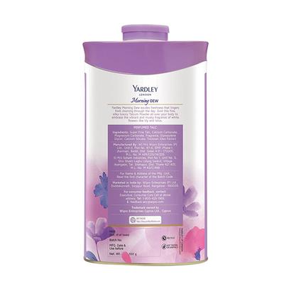 Yardley London Perfumed Talc - Morning Dew 100 g - Talcum Powders