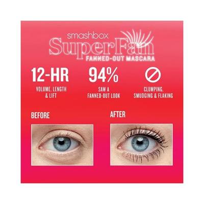 Smashbox Super Fan Fanned-Out Mascara Black 10 ml - Mascaras